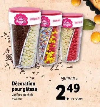 Lidl Décoration Pour Gâteau offre