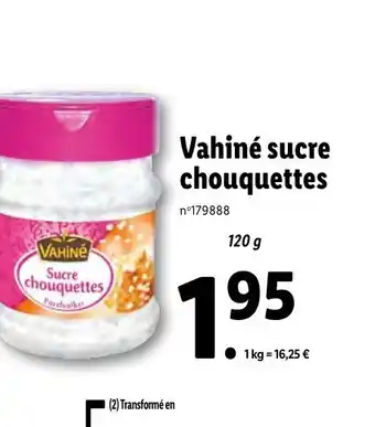 Vahiné Sucre Chouquettes