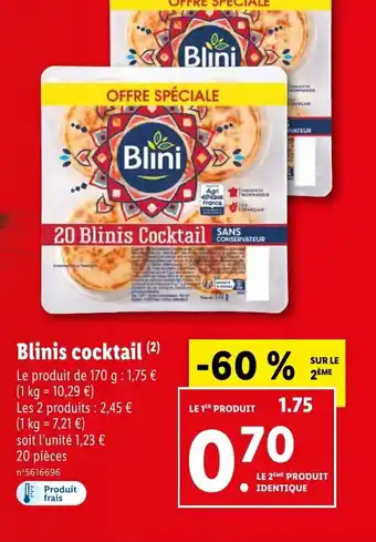 Blinis Cocktail