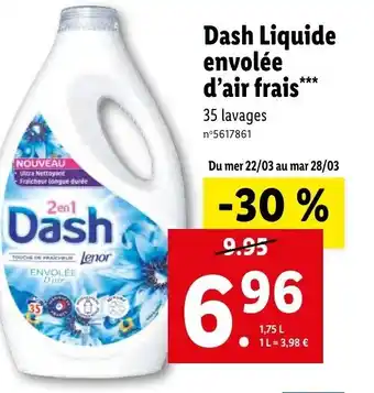 Dash Liquide Envolée d'Air Frais