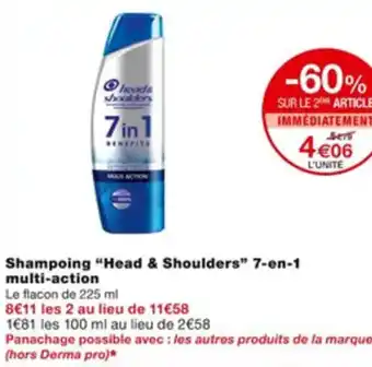 Monoprix Shampoing Head & Shoulders 7-en-1 Multi-Action offre