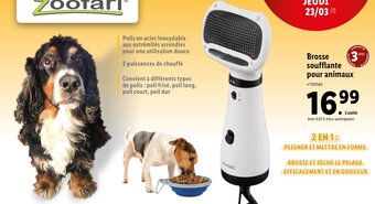 Lidl Brosse Soufflante Pour Animaux offre