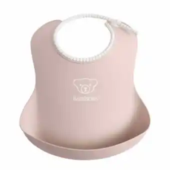 Bavoir récupérateur rose pastel