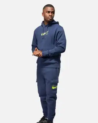Footkorner Survêtement nike sportswear club - bleu/vert 1 couleur offre