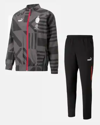 Footkorner Survêtement milan ac 2022/2023 - noir/gris/rouge 1 couleur offre