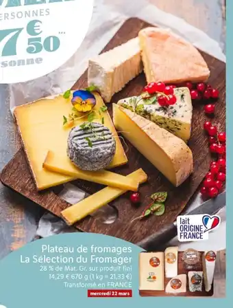 Lidl Plateau De Fromages La Sélection Du Fromager offre