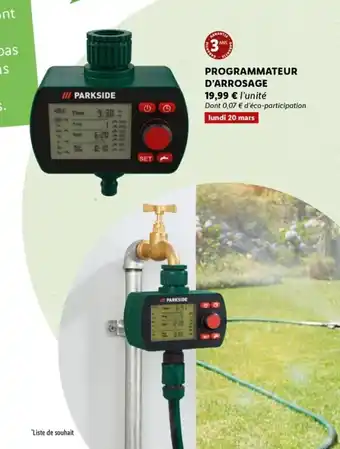 Lidl Programmateur D'Arrosage offre