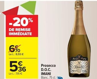 Carrefour Prosecco d.o.c imani offre