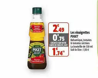 Les vinaigrettes puget