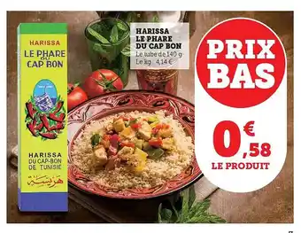 Hyper U Harissa le phare du cap bon offre