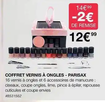 Coffret vernis à ongles - parisax