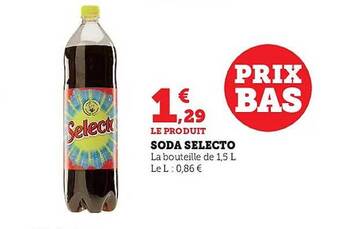 Hyper U Soda selecto offre