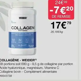 Costco Collagène - weider offre
