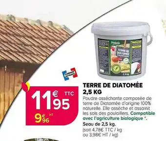 Kiriel Terre de diatomée 2,5 kg offre