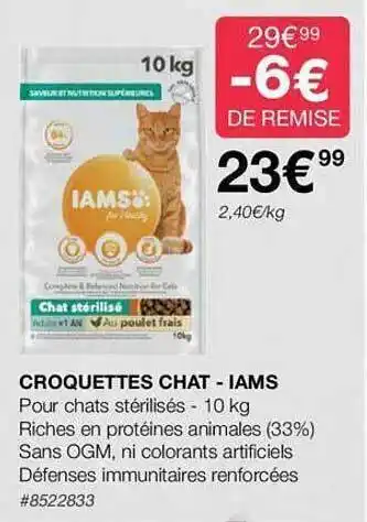 Costco Croquettes chat - iams offre