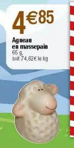 Migros Agneau en massepain offre