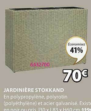JYSK Jardinière stokkand offre