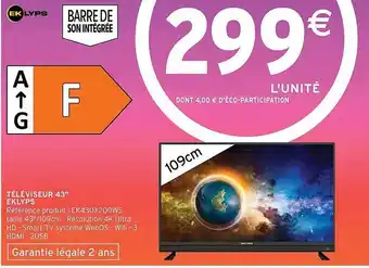 Téléviseur 43