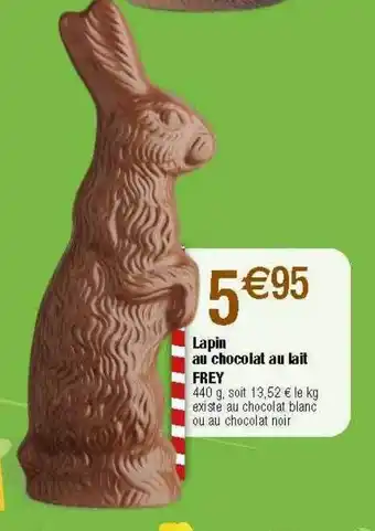 Migros Lapin au chocolat au lait frey offre