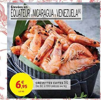 Intermarché Crevettes cuites offre