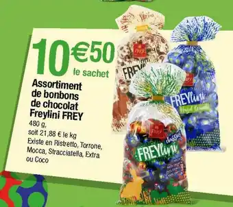 Migros Assortiment de bonbons de chocolat freylini frey offre