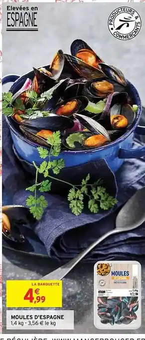 Intermarché Contact Moules d'espagne offre