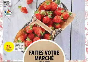 Intermarché Contact Fraise gariguette offre