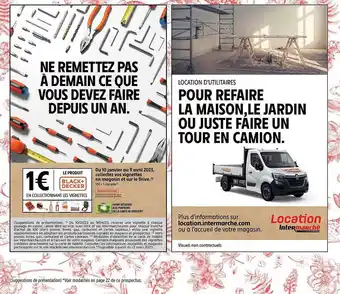 Intermarché Black + decker offre