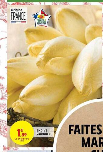 Intermarché Endive offre