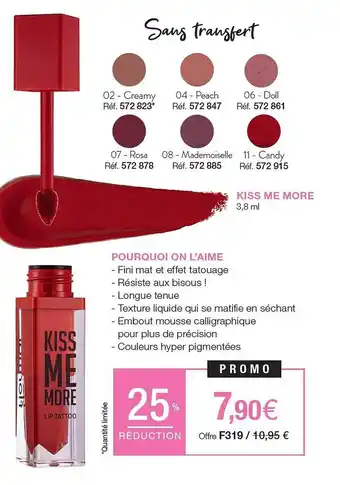 Stanhome Kiss me more offre
