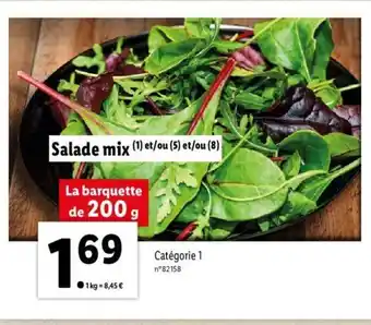 Lidl Salade mix offre