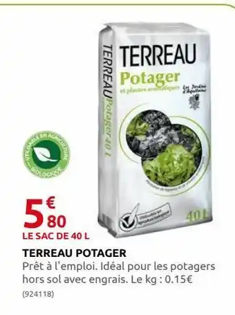 Rural Master Terreau potager offre