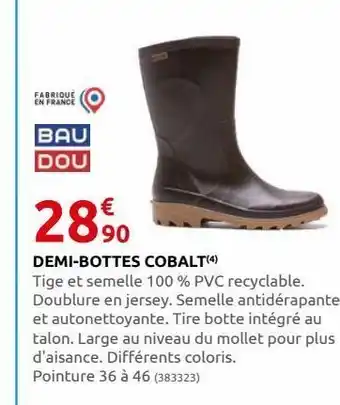 Rural Master Demi-bottes cobalt offre