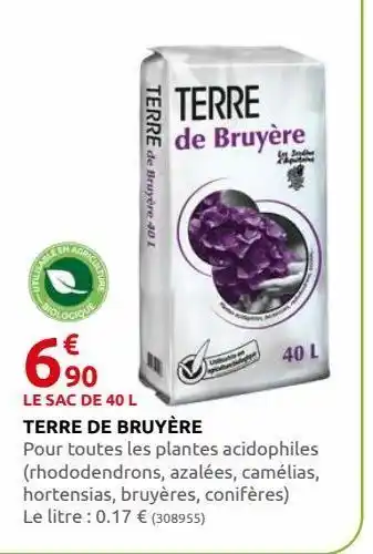 Rural Master Terre de bruyere offre