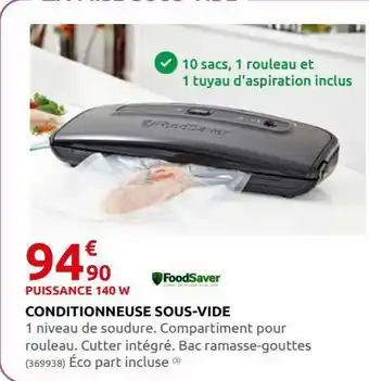 Rural Master Conditionneuse sous-vide offre
