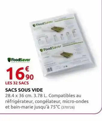 Sacs sous vide
