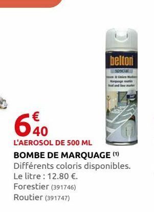 Rural Master Bombe de marquage offre