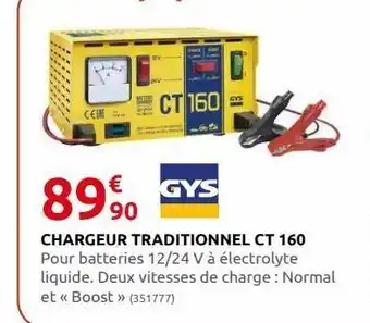Chargeur traditionnel ct 160