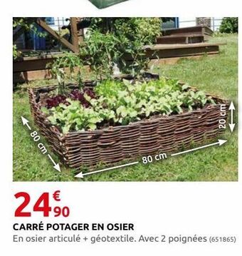 Rural Master Carre potager en osier offre