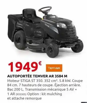 Rural Master Autoportee temver ar 3584 m offre