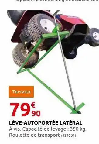 Rural Master Leve-autoportee lateral offre