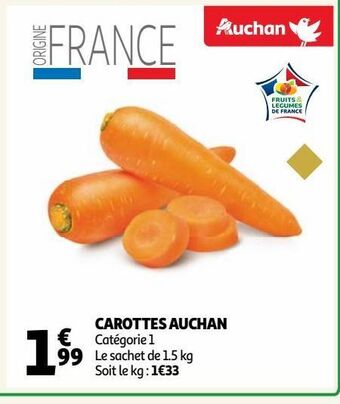 Auchan Carottes auchan offre