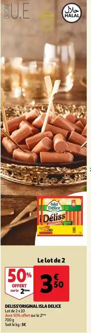 Auchan Deliss'original isla delice offre