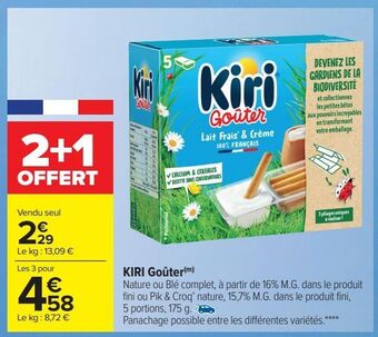 Carrefour Market Kiri goûter offre