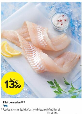 Carrefour Market Filet de merlan offre