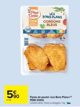 Panés de pulet pÚre dodu