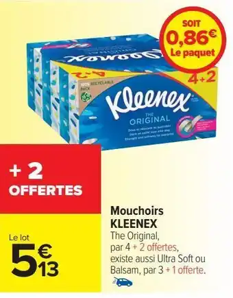Mouchoirs kleenex