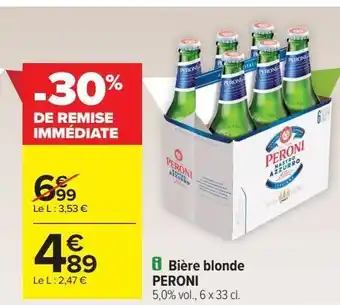 BiĂšre blonde peroni