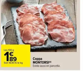 Carrefour Coppa montorsi offre