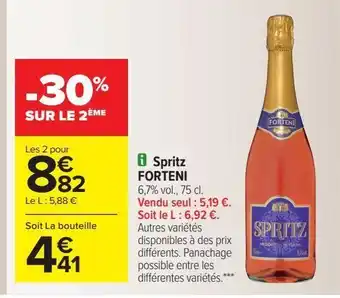 Carrefour Spritz forteni offre